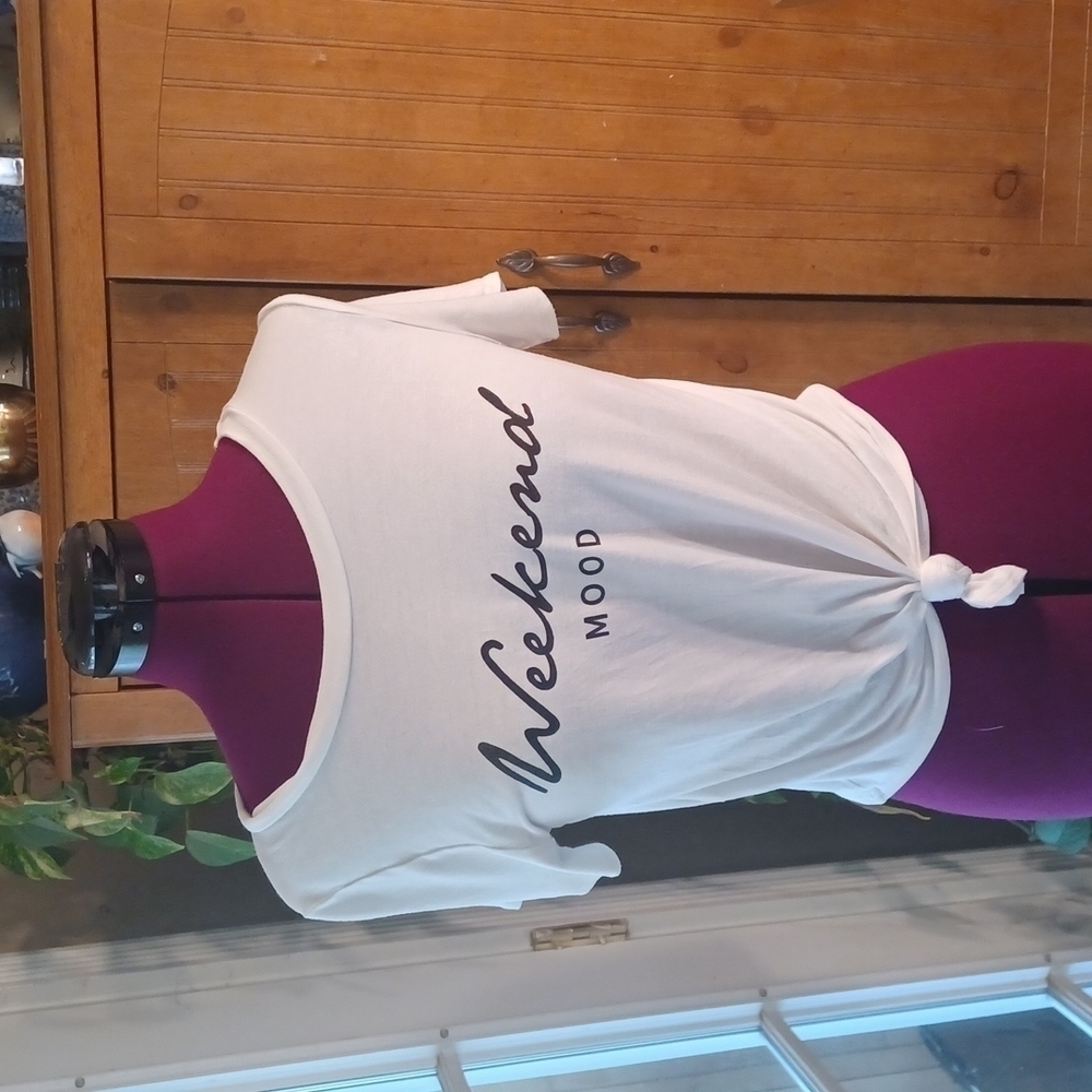 BLVD Cropped Shortsleeve Tee Top